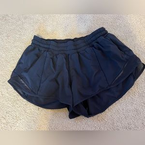 Navy blue Lululemon shorts size 8 2.5 in seam